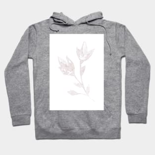 Plant, flower. Watercolor, art decoration, sketch. Illustration hand drawn modern painting Hoodie